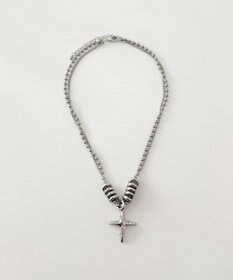 WEGO Lリングモチーフボールチェーンネックレス