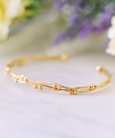 Tiaclasse メタルボールツイストバングル