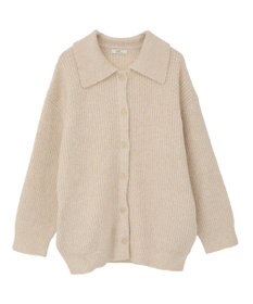 earth music&ecology 襟付きニットアウター