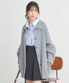 earth music&ecology 襟付きニットアウター