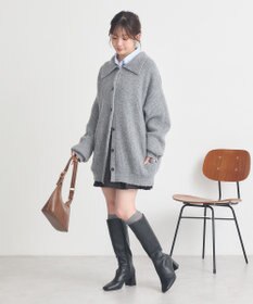 earth music&ecology 襟付きニットアウター