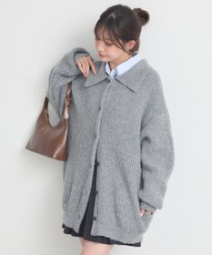 earth music&ecology 襟付きニットアウター