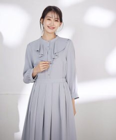 Tiaclasse 【洗える】ラッフルフリルワンピース