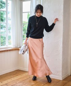 WEGO 【WEB限定/25年秋冬新作/洗濯OK/毛玉レス】ハイネックプルオーバー