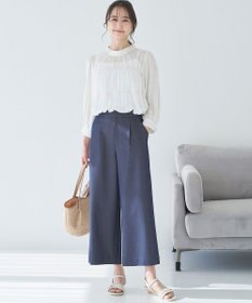 ANY SIS 【洗える】ビットポイント ワイドパンツ