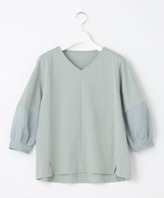 自由区 【洗える】エッセンシャルポンチ Vネックカットソー