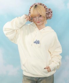 WEGO 【ユニセックス着用ITEM】ハートモチーフプルパーカー