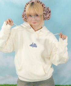 WEGO 【ユニセックス着用ITEM】ハートモチーフプルパーカー