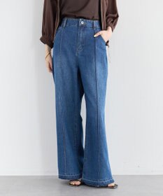 YECCA VECCA 綿麻バギーデニムパンツ