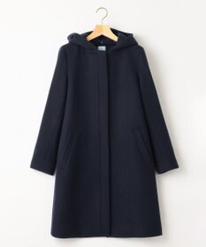 組曲 【2WAY・WEB限定】ショートビーバー フーディーロングコート