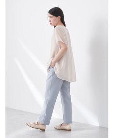 earth music&ecology シアードッキングＡラインチュニック