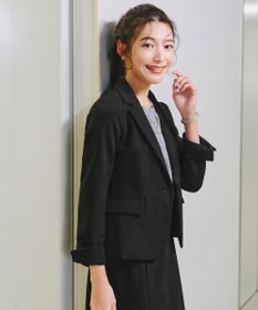 Tiaclasse L 【ダブルクロス・洗える】テーラードジャケット