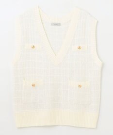 ANY L 【洗濯機可】ツイーディベスト