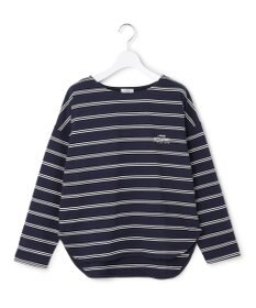 J.PRESS YORK STREET 【WOMEN】ボーダードルマンスリーブ バスクシャツ