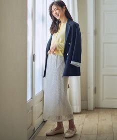 ANY クリアラメフライスヘンリーネックプルオーバー