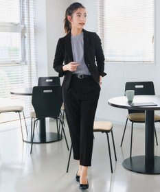 Tiaclasse L 【ダブルクロス・洗える】テーラードジャケット