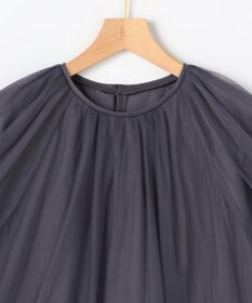 組曲 【先行予約】コットンポンチ チュールレイヤード カットソー