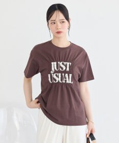 earth music&ecology シャーリングロゴTシャツ