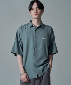 WEGO 【速乾/しわになりにくい/MLサイズ展開】アムンゼンワンポイントBIGシャツ（SS）