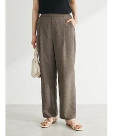 Green Parks 麻調ストレートパンツ