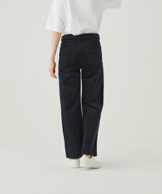 caqu ワイドフィット 裏起毛コーデュロイパンツ