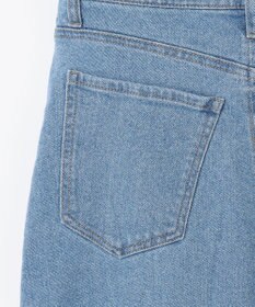 ANY 【洗濯機可能/ストレッチ】フロントスリットデニムスカート