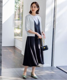 組曲 【前後着用可】MINAレーシーニット カーディガン