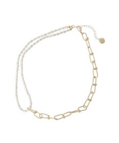 Green Parks デザインチェーンアシメネックレス