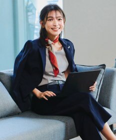 Tiaclasse L 【ダブルクロス・洗える】テーラードジャケット