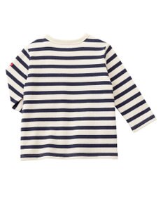 MIKI HOUSE HOT BISCUITS 【80-120cm】 ボーダー 長袖Tシャツ