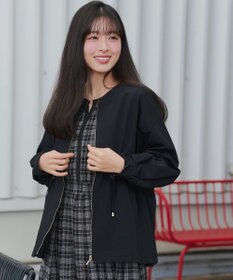 Tiaclasse メモリーノーカラードロストブルゾン