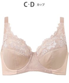 Wing ブラジャー バストをしっかり包みこむ 背中の段差を軽減 綿混(カップ肌側) フルカップブラ KB2115 ウイング／ワコール