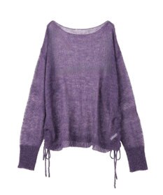 YECCA VECCA ドロストメッシュニット
