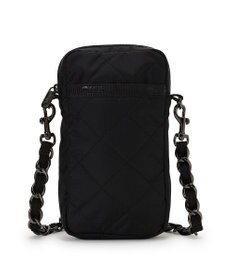 LeSportsac CHAIN MINI PHONE CRSBDY/オニキスチェーンキルト