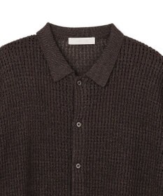 UNFILO MENS 【接触冷感】ドライタッチ メッシュニットシャツ