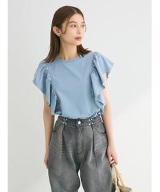 Green Parks ・ＳＵＧＡＲ　ＳＰＯＯＮ＜ＣＯＯＬ＞ラッフルスリーブＴＥＥ