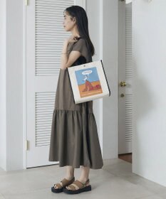 TOPKAPI 【Breath TOPKAPI】サヴィニャック × Breath TOPKAPI アート プリント オーガニックキャンバス トート バッグ