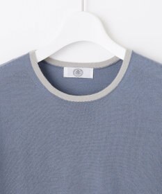 J.PRESS LADIES 【洗える】トリムツイン ニット