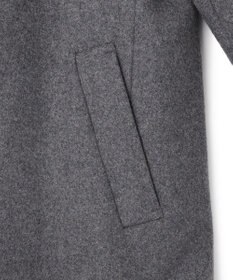 JOSEPH HOMME 【新素材】ライトウールシャギー　スタンドカラーシングルブレストコート