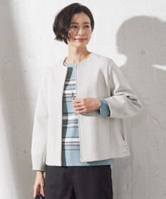 J.PRESS LADIES ダンボールジャージー ブルゾン