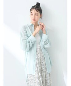 earth music&ecology ウ゛ィンテージボタンフロントポケットシャツ