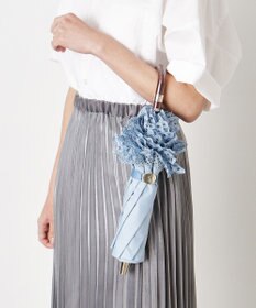 MOONBAT 【遮光/晴雨兼用日傘】POLO RALPH LAUREN（ポロラルフローレン） 折りたたみ日傘 エンブフリル 遮熱 UV