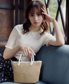 TOCCA TO THE SUNLIGHT POCHETTE かごバッグ アイボリー系