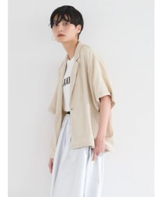 AMERICAN HOLIC ドロスト開襟ニュアンスジャケット