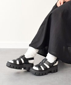 INTER-CHAUSSURES 【BUSSOLA】厚底ボリュームソールグルカサンダル