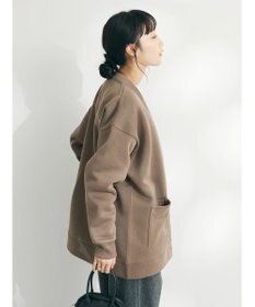 CRAFT STANDARD BOUTIQUE ニットフリースＶネックカーディガン