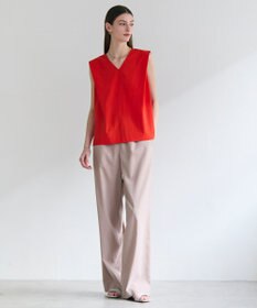 BEIGE， SPINEL / タックギャザー ワイドパンツ