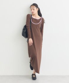 earth music&ecology 【2点SET】レイヤードバイカラーカットワンピース