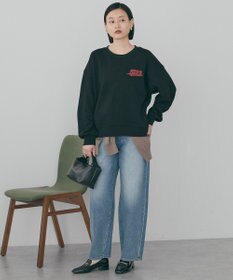 AMERICAN HOLIC ワンポイントサガラ刺繍裏毛プルオーバー