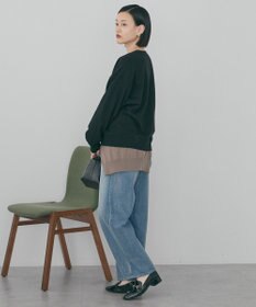 AMERICAN HOLIC ワンポイントサガラ刺繍裏毛プルオーバー